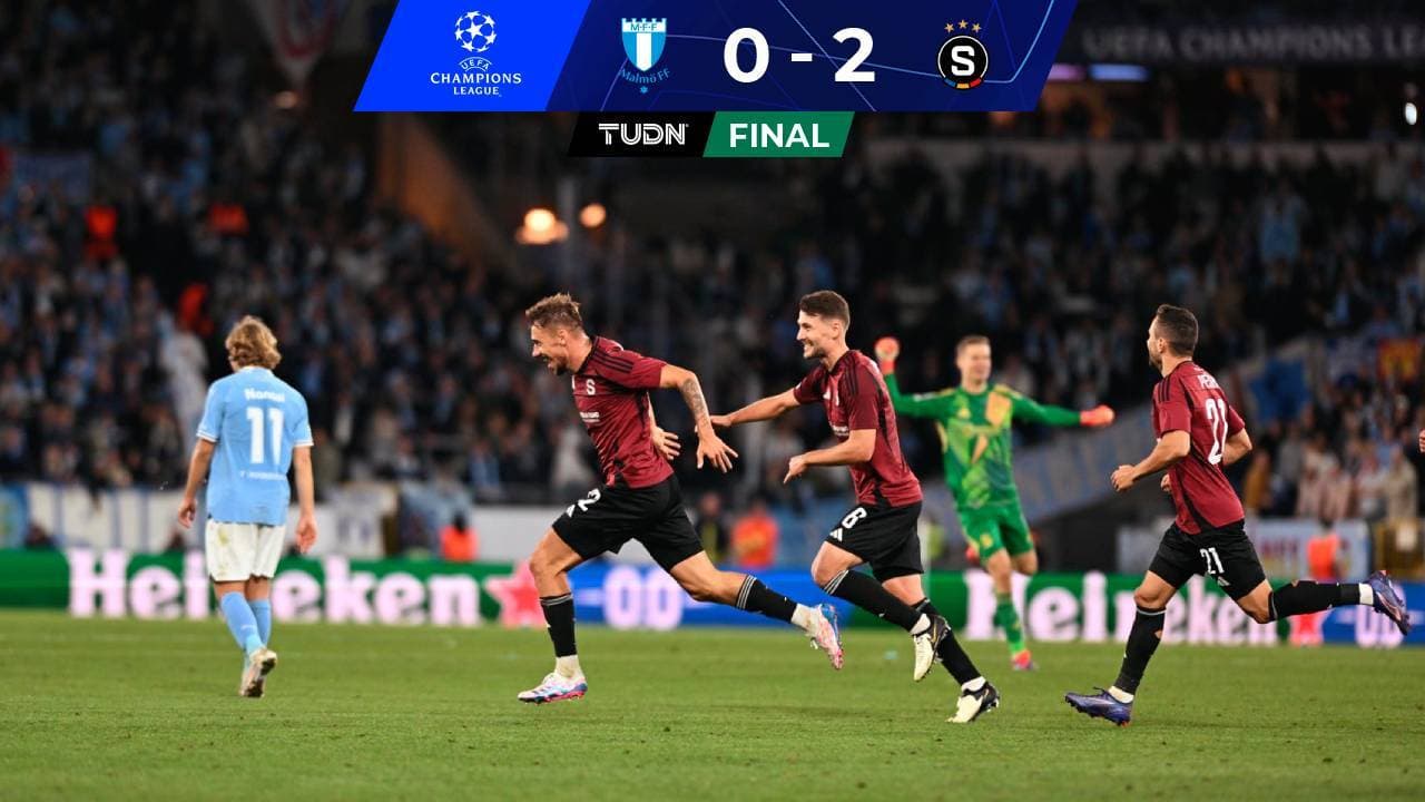 Resumen | Malmo pierde en casa ante Sparta Praha en la ida de playoffs