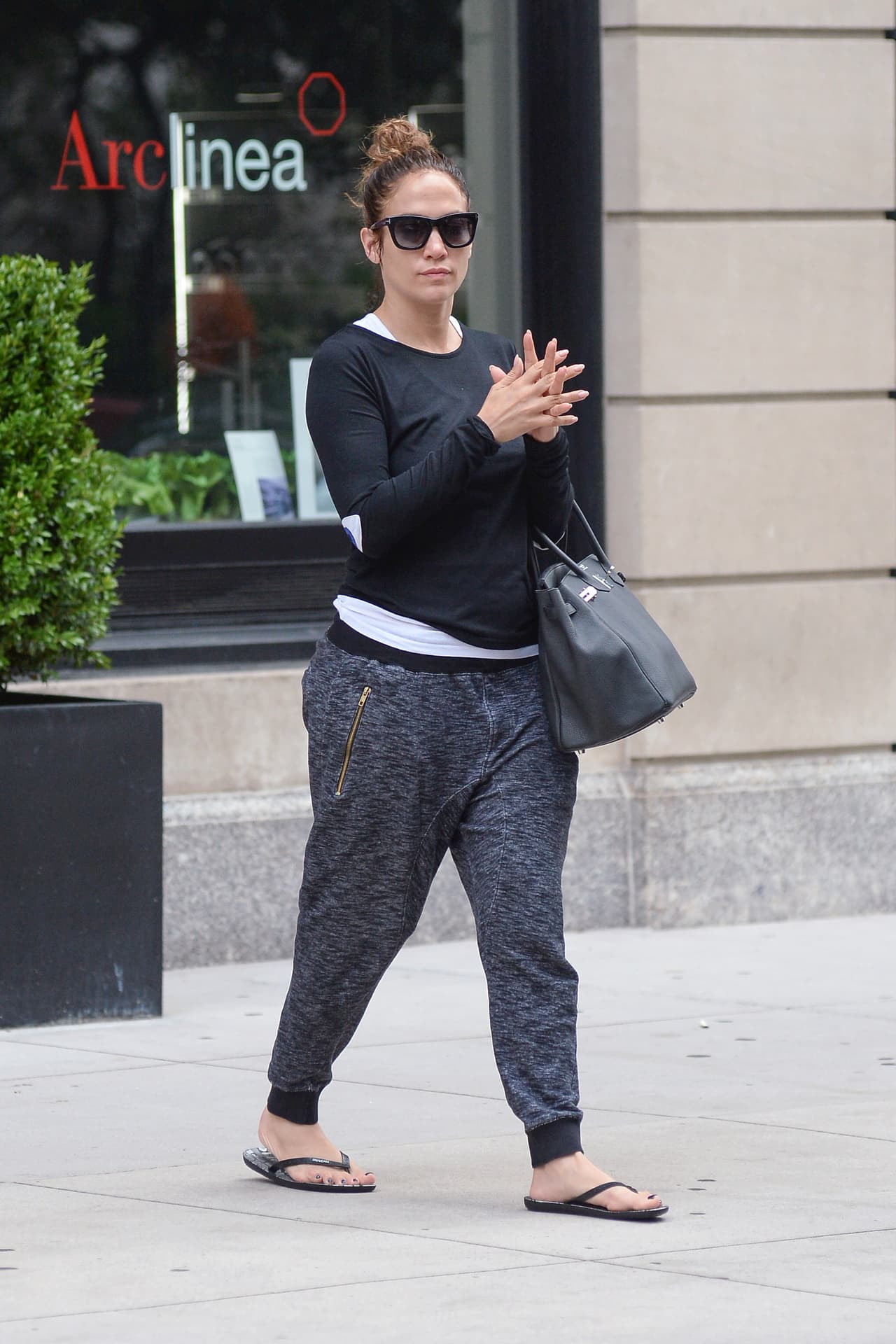 ¡Y hasta en chancletas!