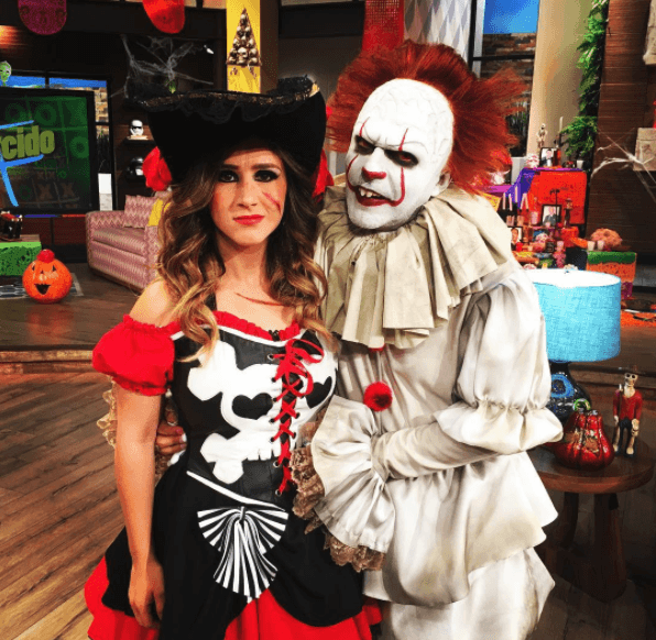 El terrorífico personaje de 'It' también se hizo presente en el foro del programa 'Hoy'.