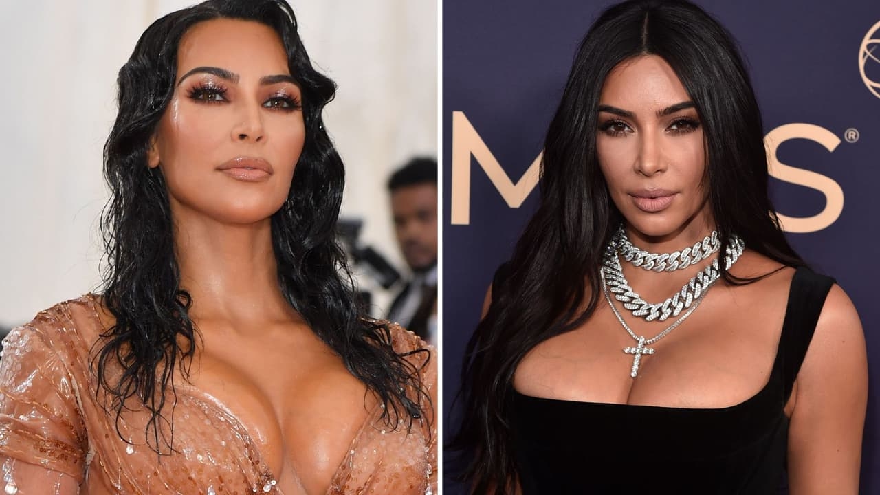 Kim Kardashian en látex, cinta de precaución y otros extravagantes outfits que ha lucido