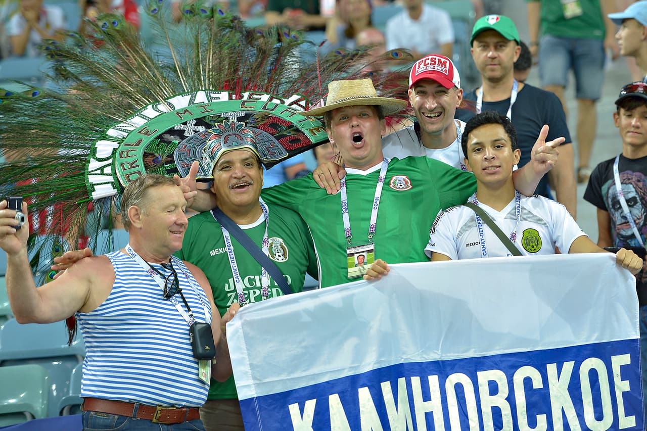 México lindo y toda la afición unida en busca de la anhelada final de Copa Confederaciones.