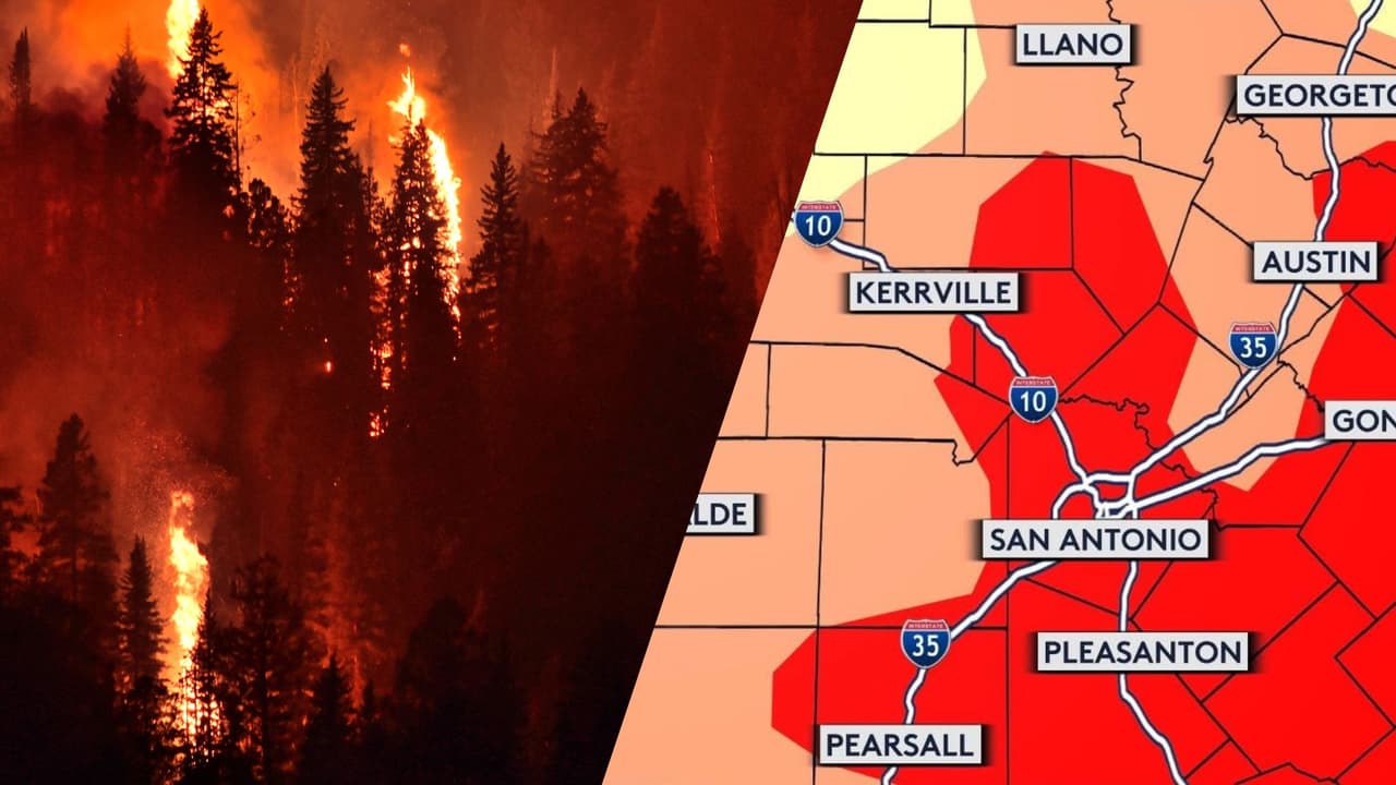 Emiten alerta de bandera roja por riesgo extremo de incendios en el centro de Texas