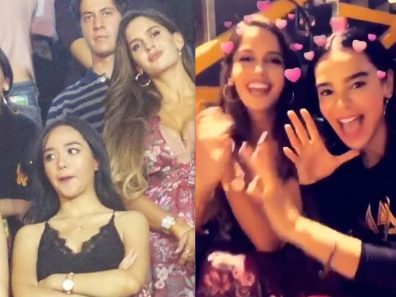 Además de conocer a la familia del artista, en ese mismo concierto Natalía compartió con la tía del cantautor.