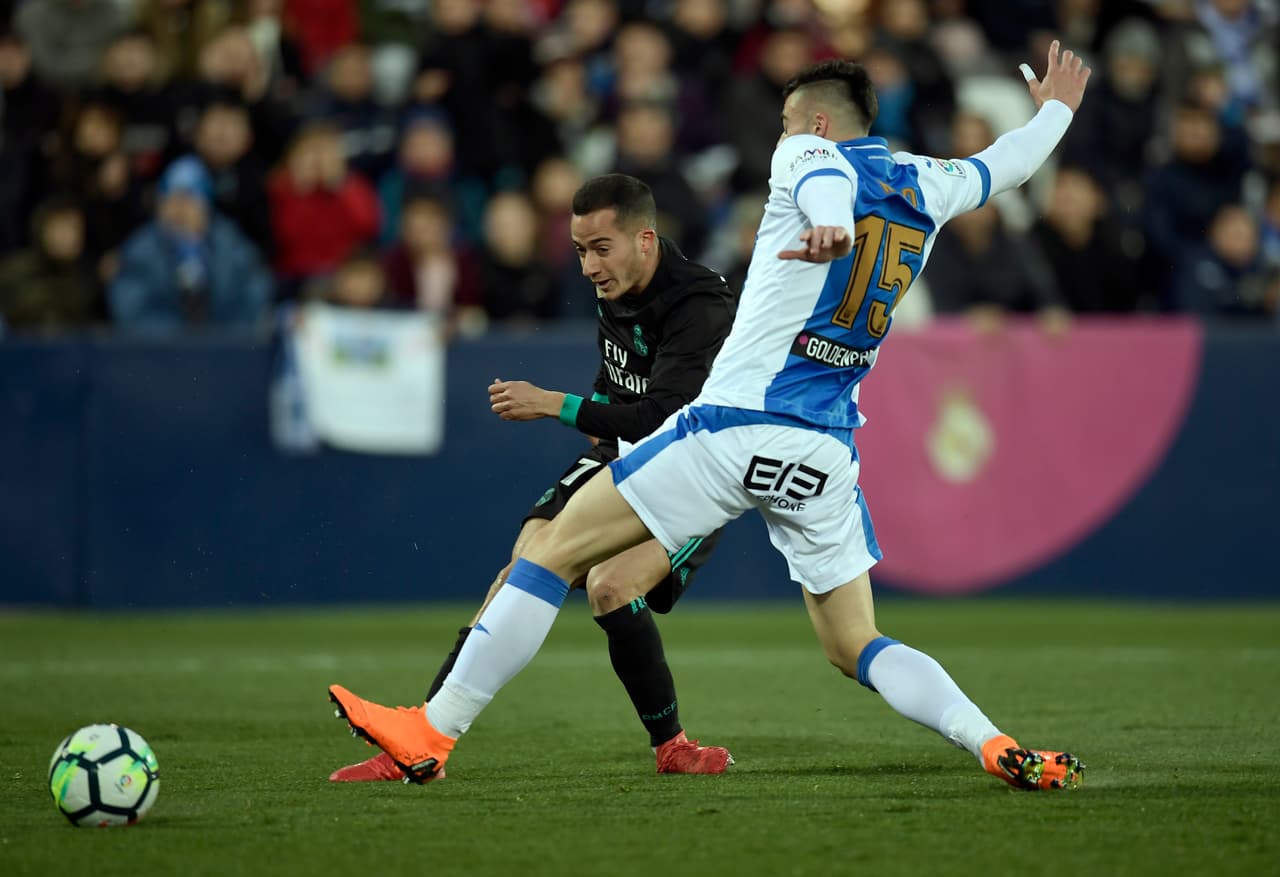 Debido a las ausencias de Modric y Kroos, el Real Madrid jugó con Casemiro, Kovacic, Asensio y Lucas Vázquez en el medio campo.