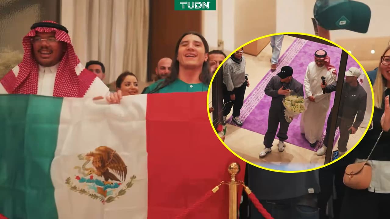 Gran recibimiento para Canelo Álvarez en Riad de cara a su pelea con Mbilli