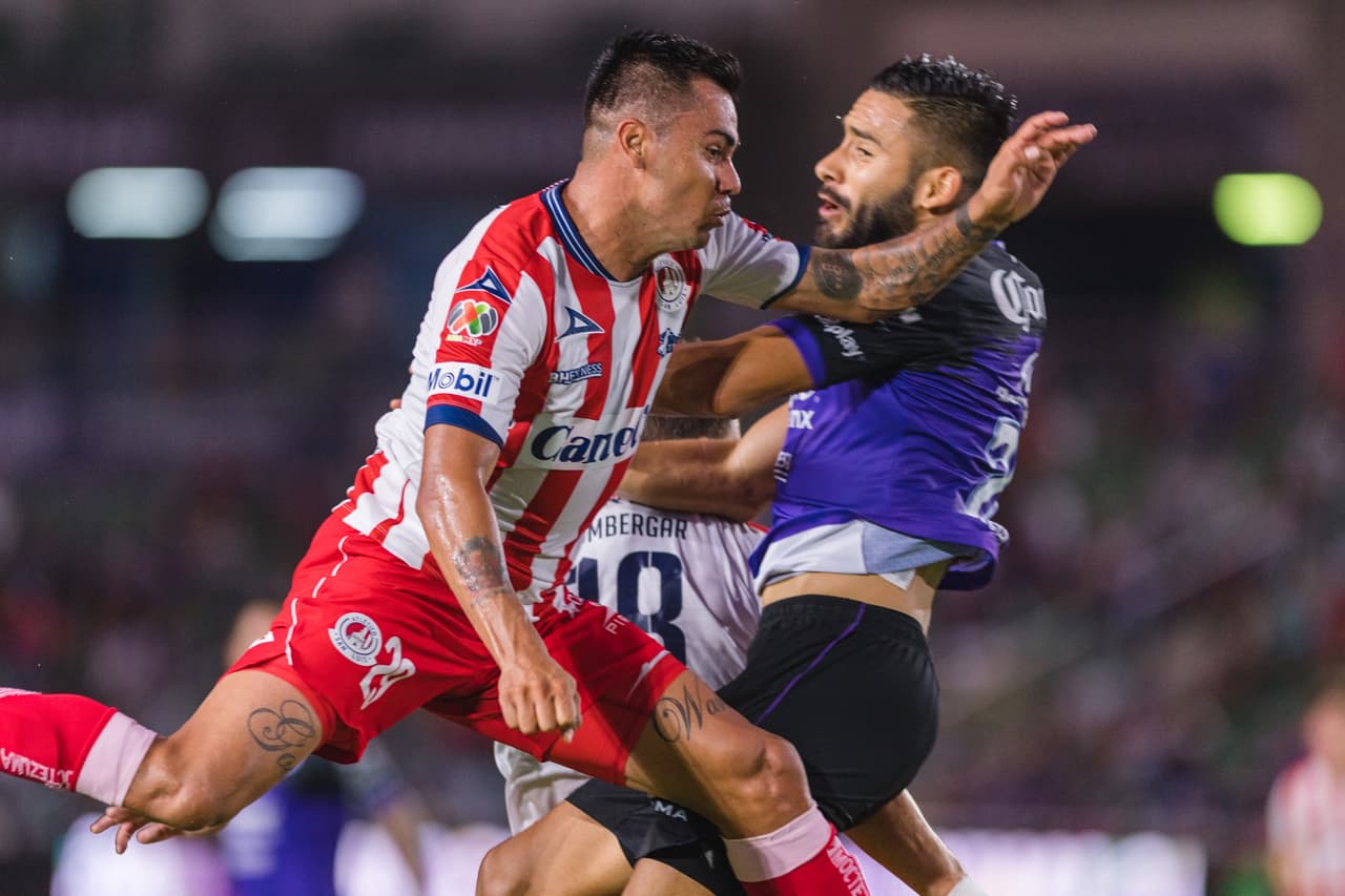 Mazatlán logró tomar la ventaja al minuto 89, pero el Atlético San Luis no dejó de atacar y empataron el encuentro 2-2 en el 90+6.