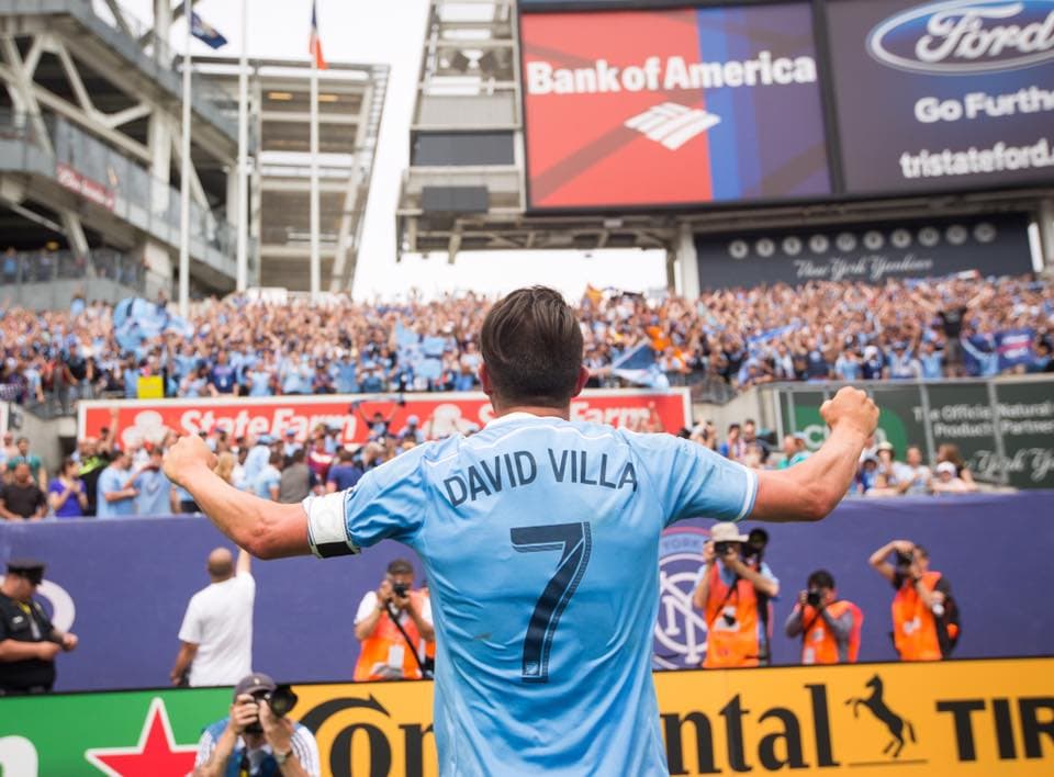 Con un gol tempranero de David Villa, New York City FC supera a LA Galaxy en el Yankee Stadium