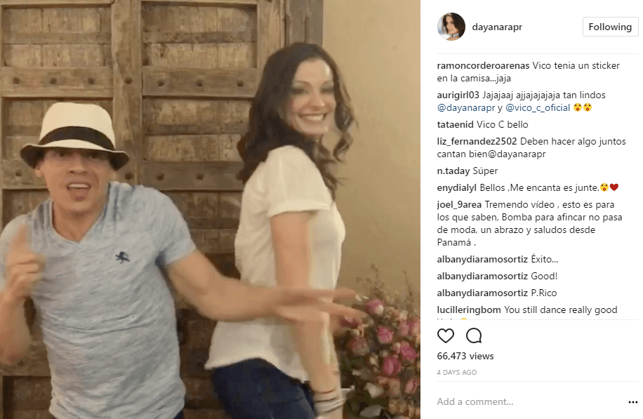 "Deben hacer algo juntos, cantan bien", "tremendo vídeo, esto es para los que saben, Bomba para afincar no pasa de moda", fueron algunos de los comentarios que dejaron los seguidores de Dayanara Torres.