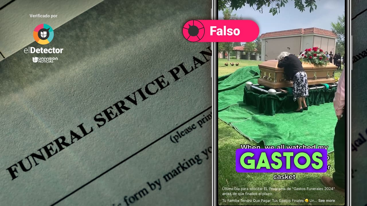 Es falso que haya un “nuevo programa” federal que cubra el 100% de gastos funerarios para hispanos mayores de 50 años