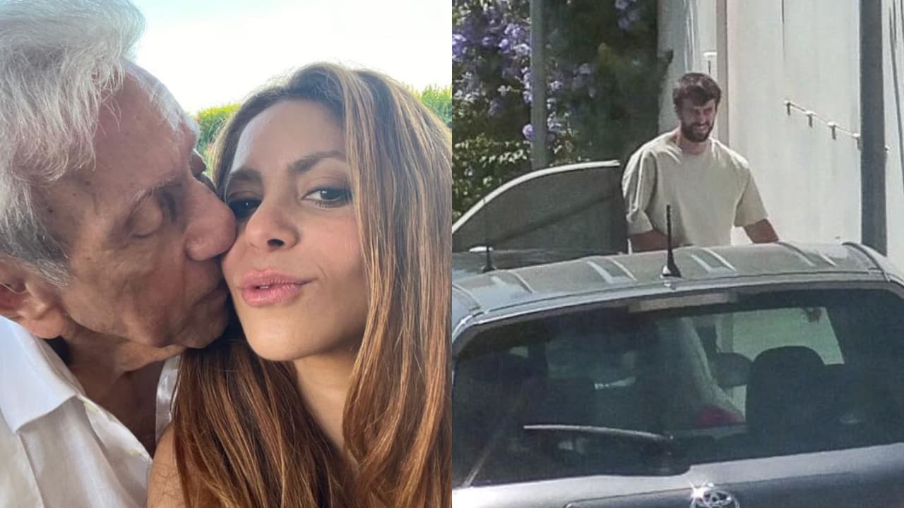 Captan a Piqué llegando a casa de Shakira tras confirmarse que el papá de la cantante es hospitalizado
