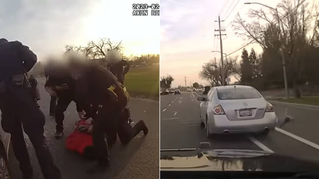 Dan a conocer el video de la detención del presunto homicida de Rancho Córdova