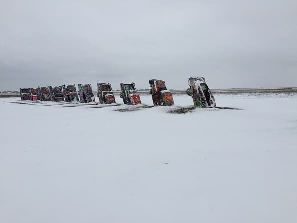 En el Metroplex y y este de la I-35 pudierta haber entre 0 a 2 pulgadas de acumulación de nieve.