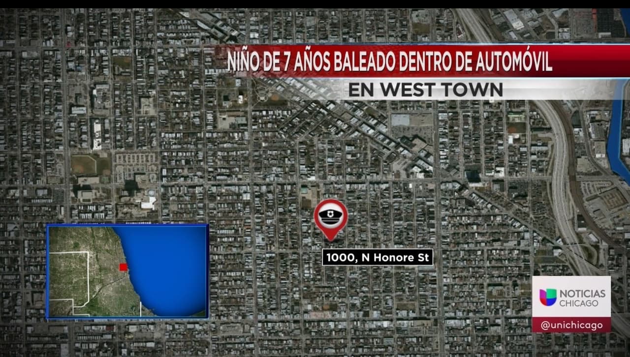 Violencia en Chicago: niño de 7 años recibe disparo en el estomago en East Ukrainian Village