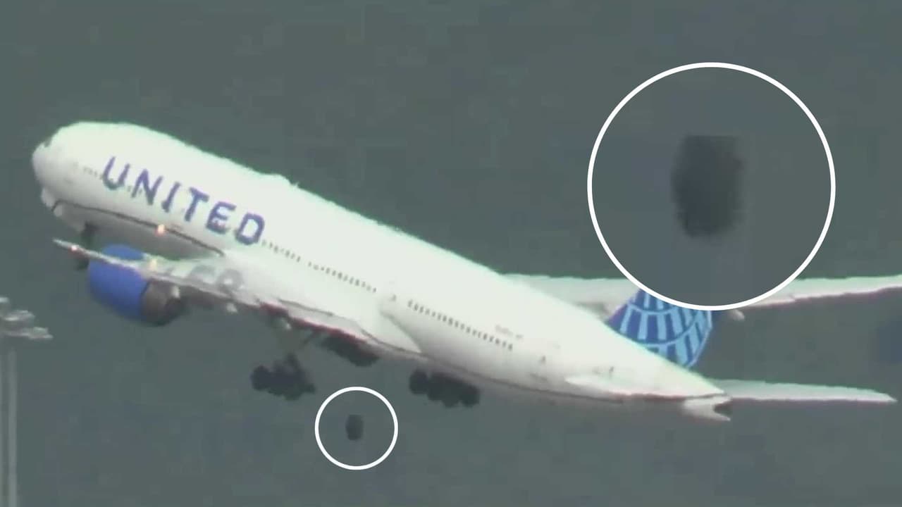 Sorpresa al despegar: avión de United Airlines pierde llanta en San Francisco