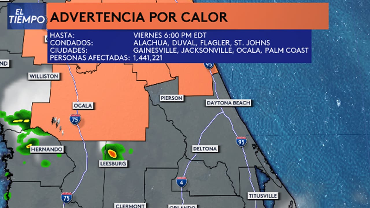 Advertencia por calor sigue en Ocala: ¿cómo estará el tiempo este fin de semana?