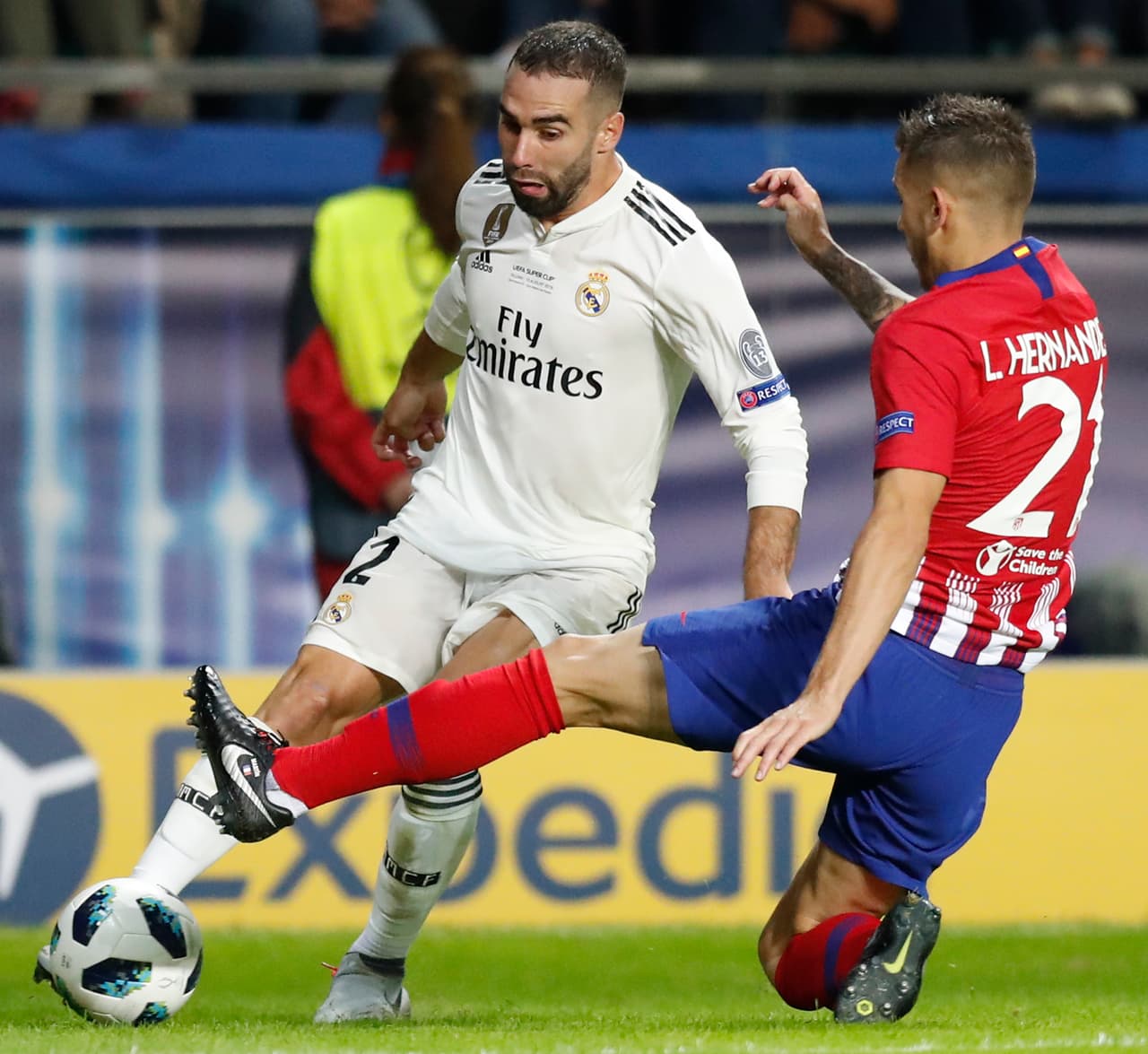 Real Madrid trató de reaccionar pero no tuvo la capacidad de sobreponerse ante ese tanto.