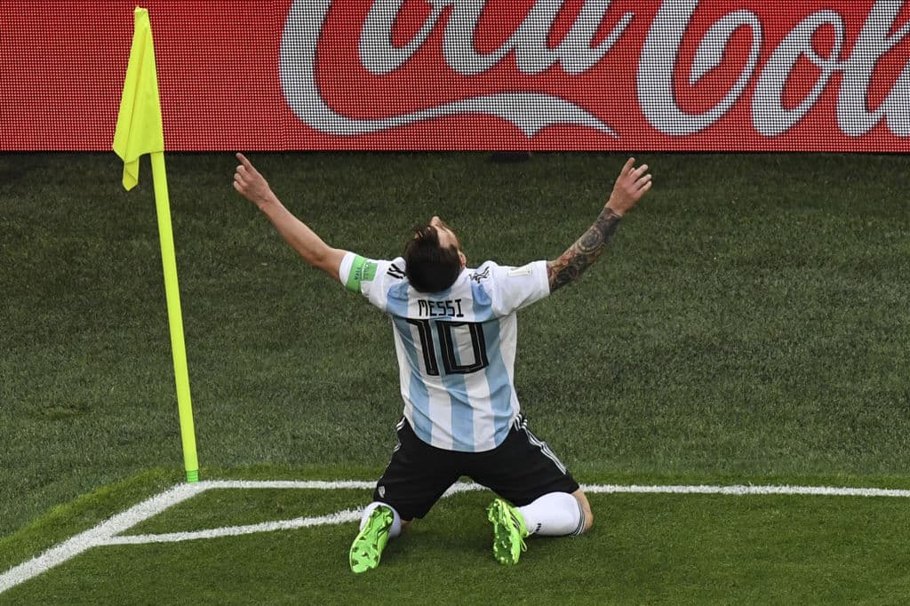 Ese gol de Messi fue una descarga luego del penalti errado contra Islandia. Con ese resultado, Argentina pasaba a octavos de final.