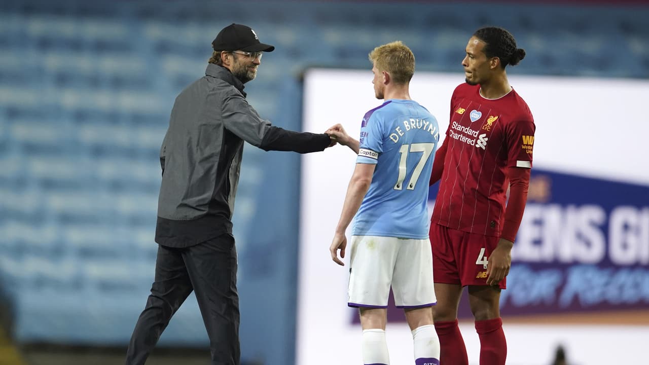 Klopp y De Bruyne, elegidos como los mejores de la Premier League
