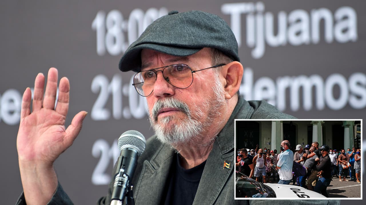 Cantante Silvio Rodríguez niega represión violenta de la policía del régimen en las protestas en Cuba