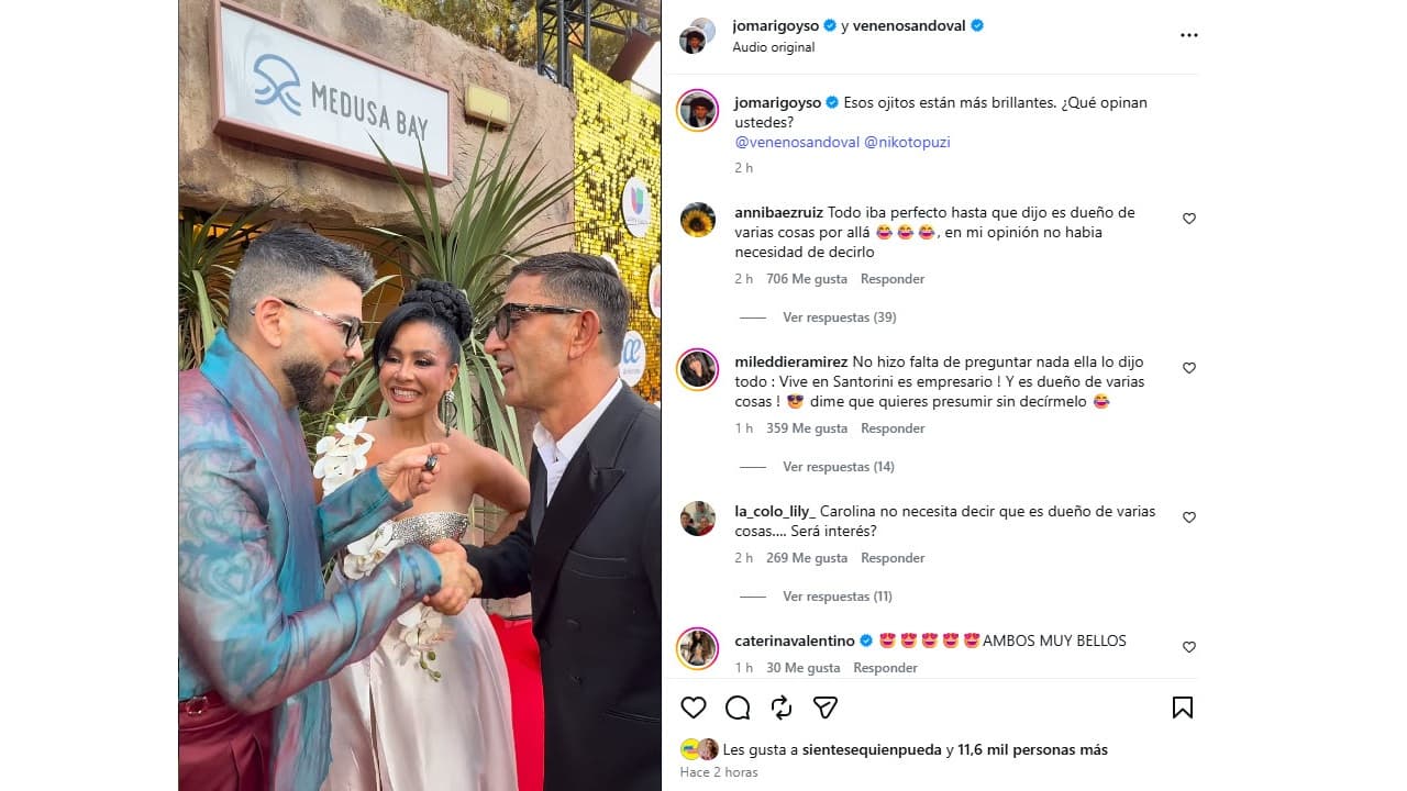 Así presentó La Venenosa a su novio Niko Topuzi.