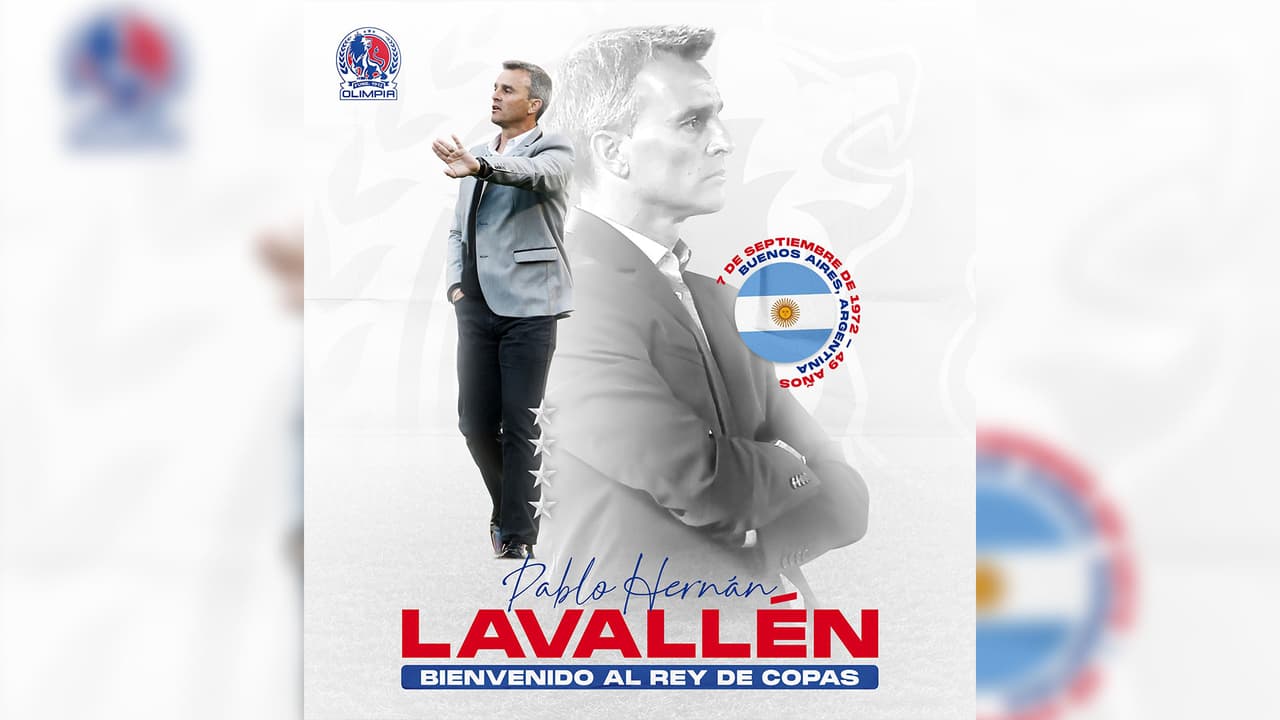 Pablo Lavallén inicia una nueva era en el Olimpia de Honduras