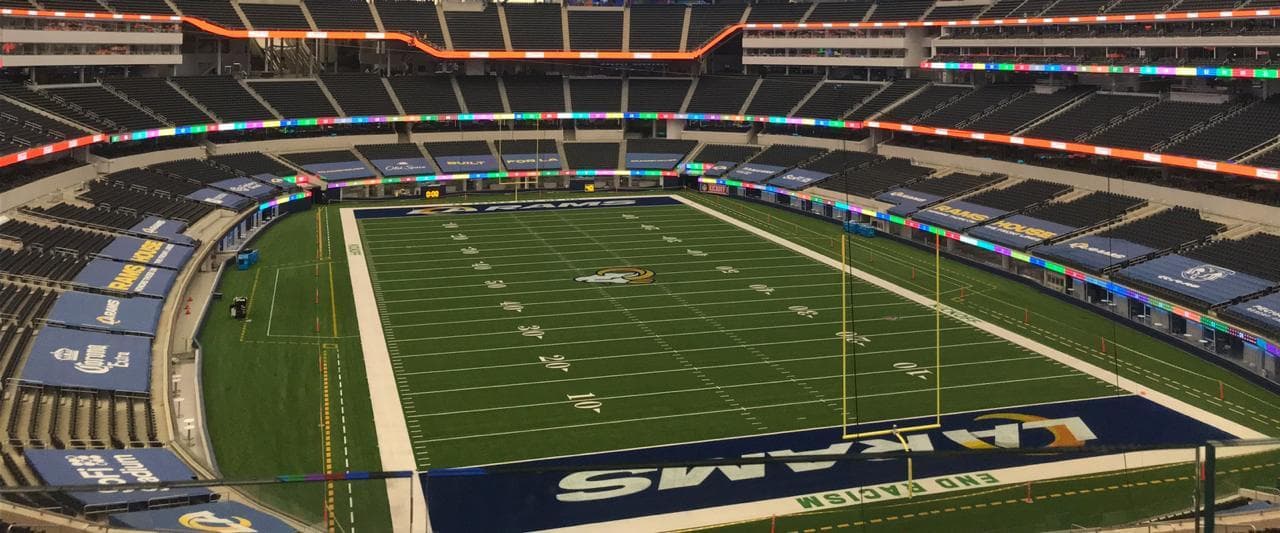 La nueva casa para los Rams y para los Chargers esta lista y es simplemente hermosa.