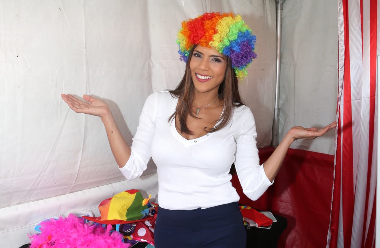 Francisca Lachapel no podía perderse la party.