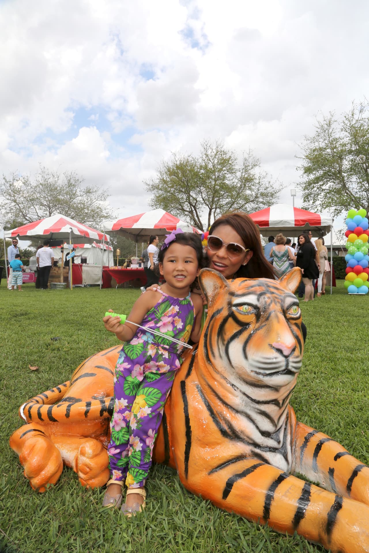 Ilia Calderón también llevó a su nena.