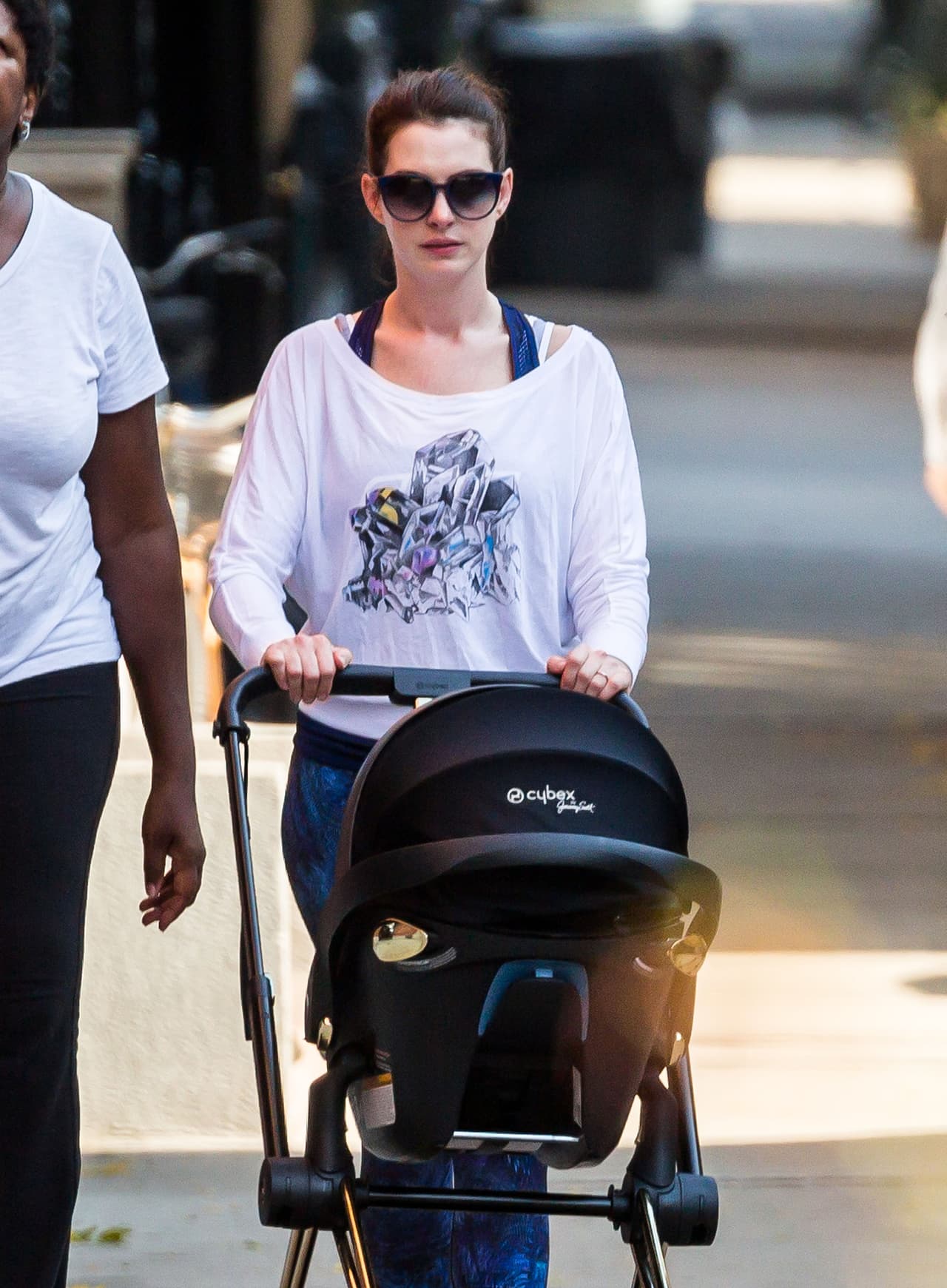 Anne fue a llevar a un parque de Brooklyn a su bebé.