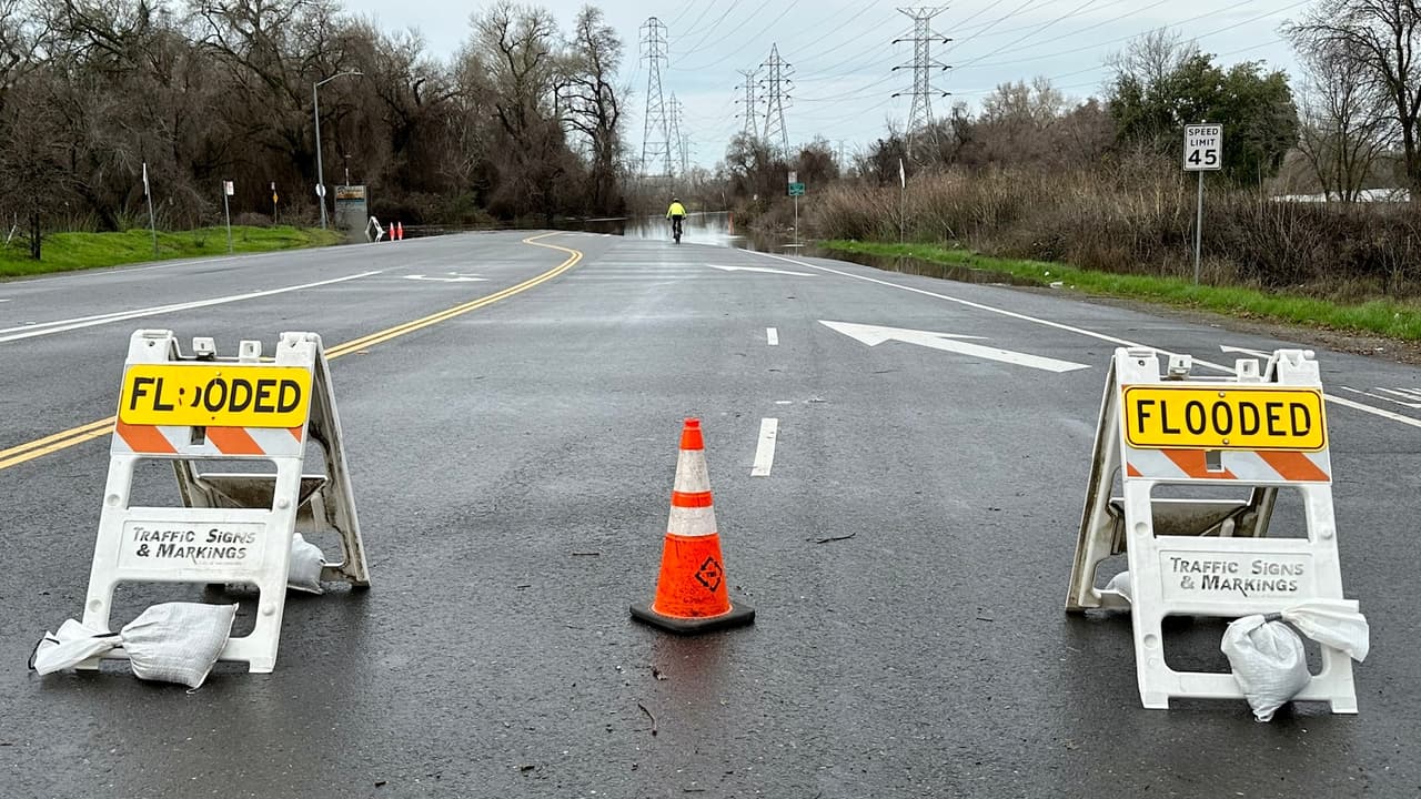 Sábado con fuertes lluvias y potencial de inundaciones en el Valle de Sacramento