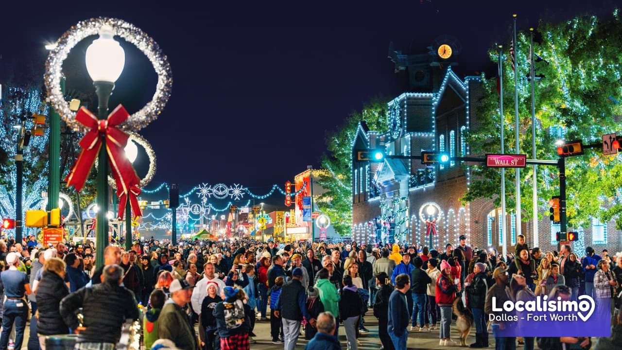 Eventos navideños gratis en el norte de Texas 2025: luces, encendidos de árboles, mercados y actividades familiares