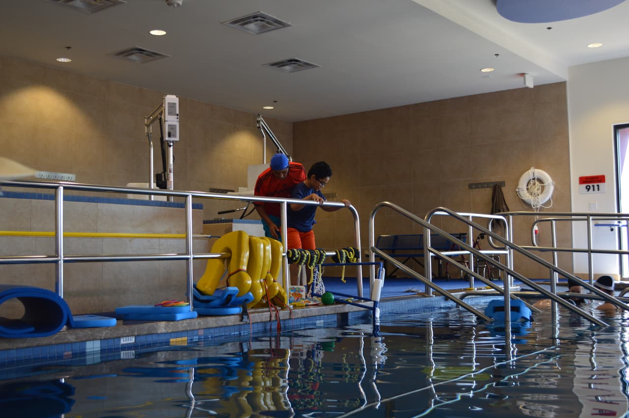 Los muchachos hicieron un tour de todas las instalaciones