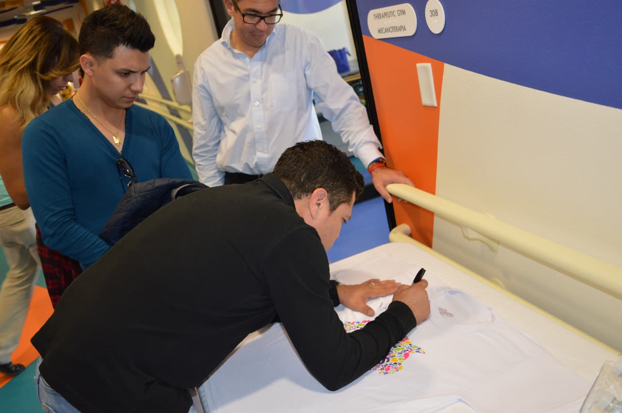 Los muchachos hicieron un tour de todas las instalaciones