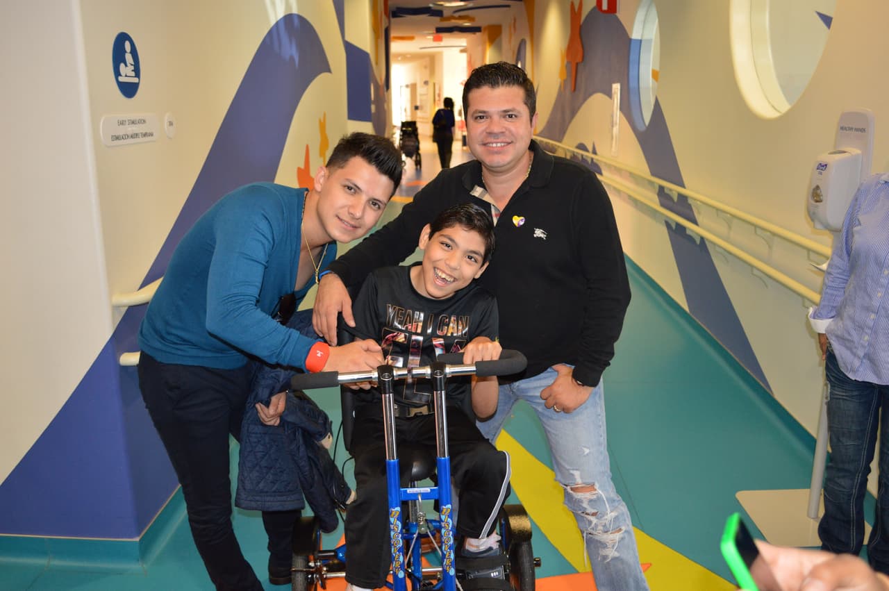 Los muchachos hicieron un tour de todas las instalaciones