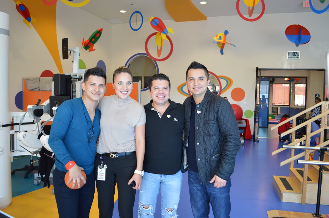 Los muchachos hicieron un tour de todas las instalaciones