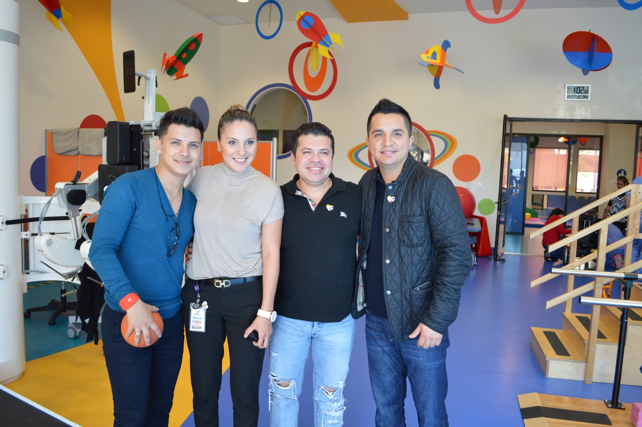 Los muchachos hicieron un tour de todas las instalaciones