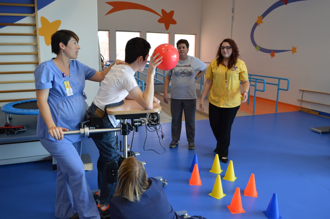 Los muchachos hicieron un tour de todas las instalaciones