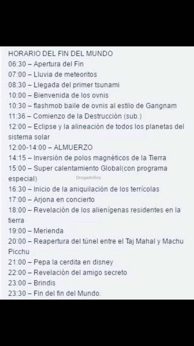 Memes del fin del mundo