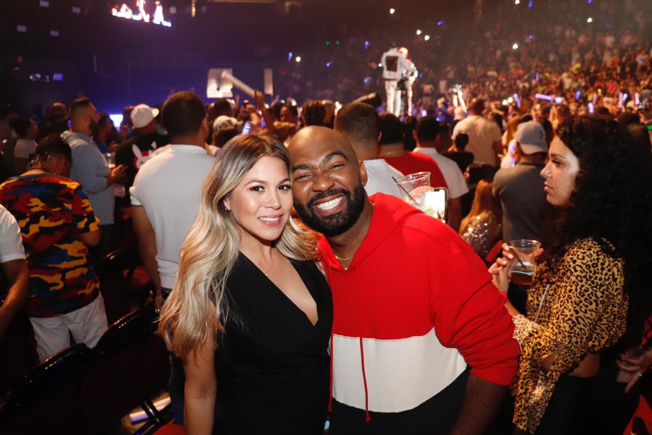 Nanny y Brea disfrutaron del concierto de La X.