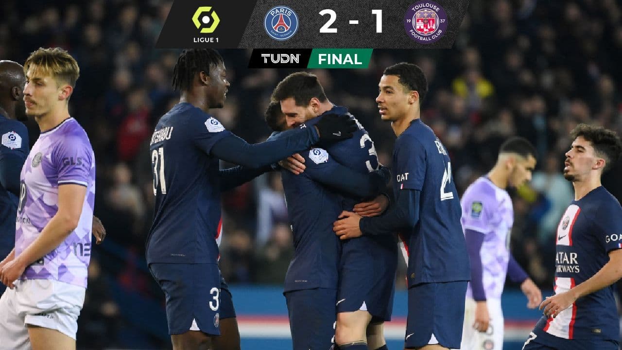 PSG derrota al Tolouse gracias a los golazos de Lionel Messi y Achraf Hakimi