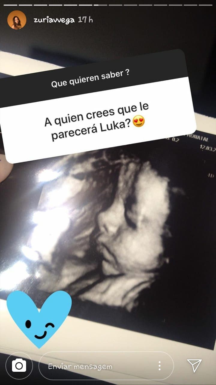 Además, la hija del 
<b><a href="https://www.univision.com/estilo-de-vida/arte-y-cultura/gonzalo-vega-el-hombre-de-teatro-que-triunfo-en-el-cine-que-en-las-telenovelas">fallecido primer actor Gonzalo Vega</a></b> también compartió una imagen del ultrasonido de Luka.