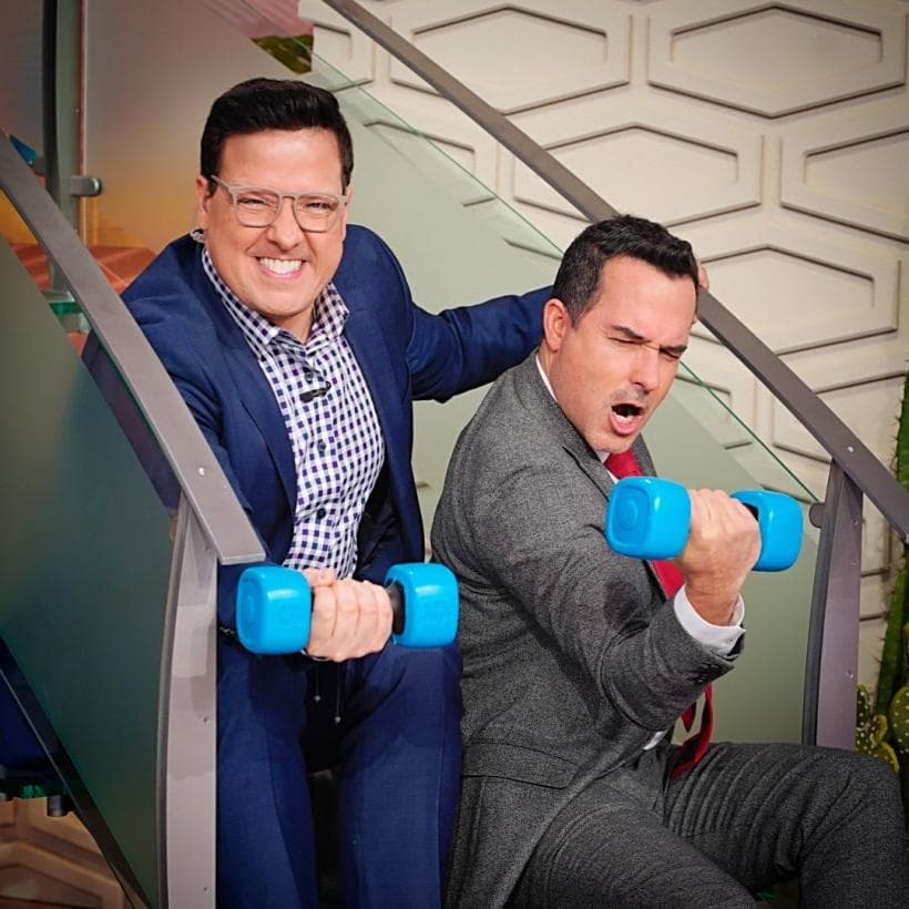 Raúl y Carlos saben que para empezar el año no hay nada mejor que ejercitarse, es por ello que en la semana intentaron activarse.