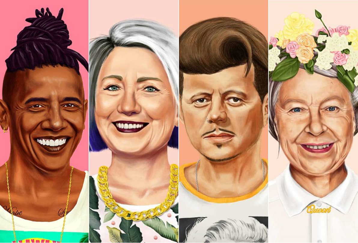 Así lucirían los líderes al estilo hipster