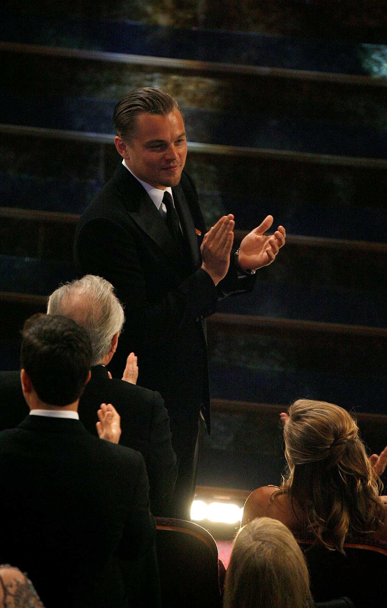 Pero por más que aplaudió durante la ceremonia no se llevó el premio, ouch!