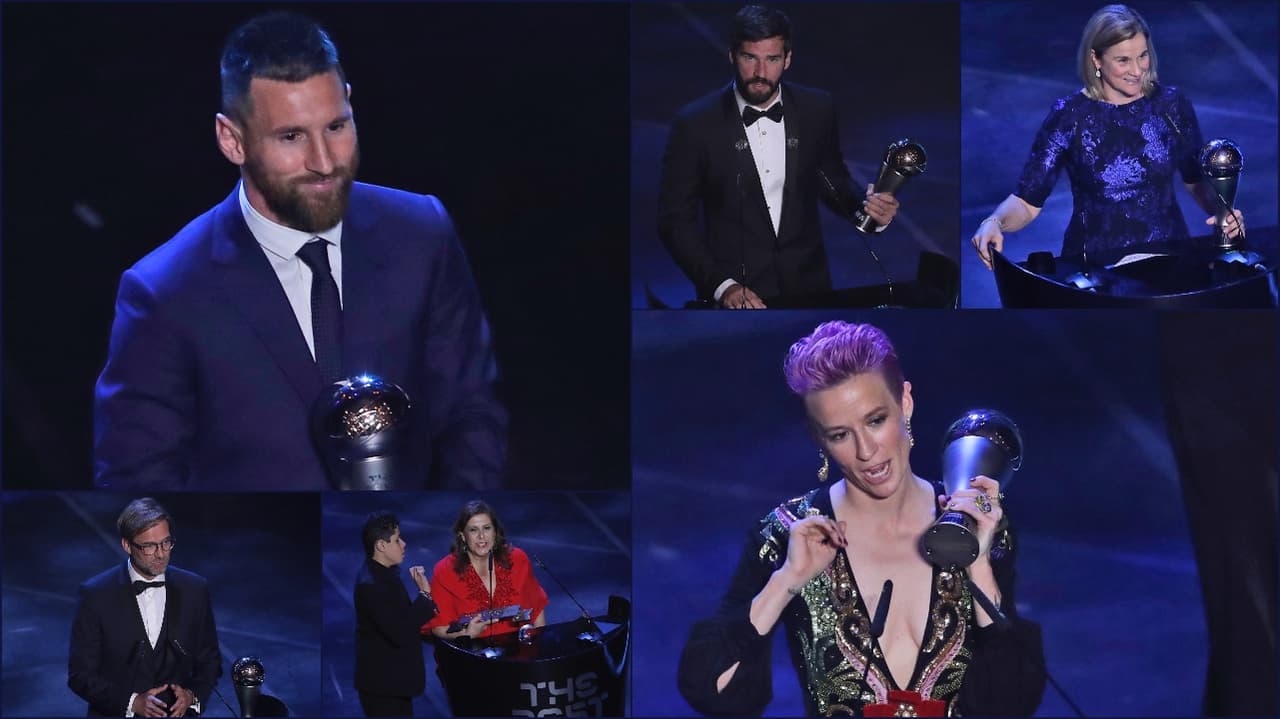 Estos son los ganadores al premio The Best otorgado por la FIFA.