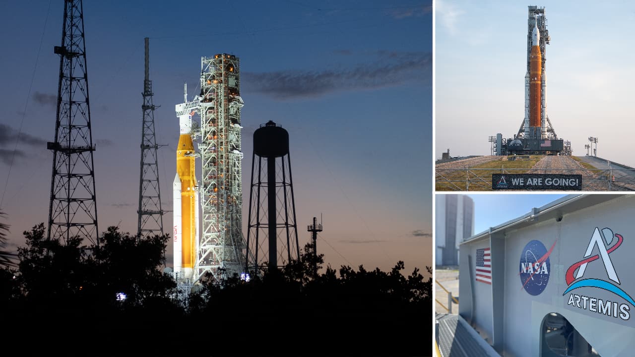 Esta madrugada será el tercer intento de despegue de la misión Artemis I de la NASA