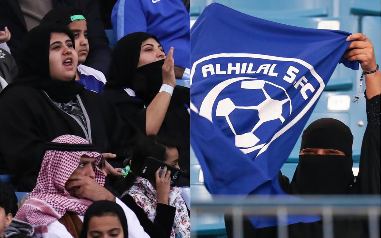 Los derechos de las mujeres en Arabia Saudita son una muestra de machismo a nivel mundial, pero por primera vez se les permitió asistir a los estadios de fútbol, en un golpe directo al machismo.