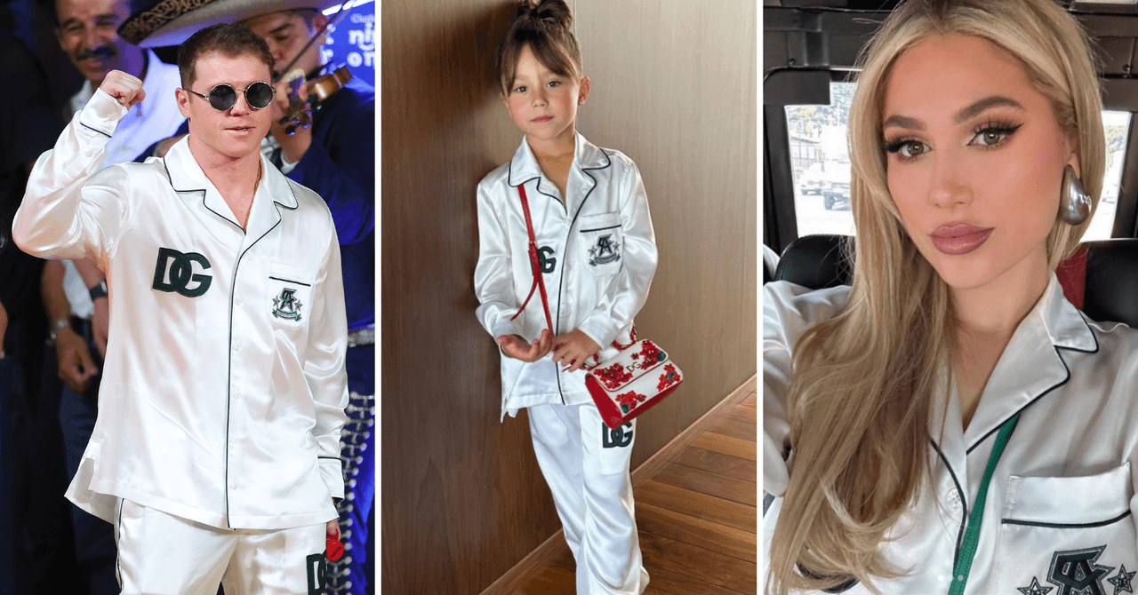 'Canelo' Álvarez, su esposa y su hija menor combinaron outfits días antes de la pelea contra John Ryder
