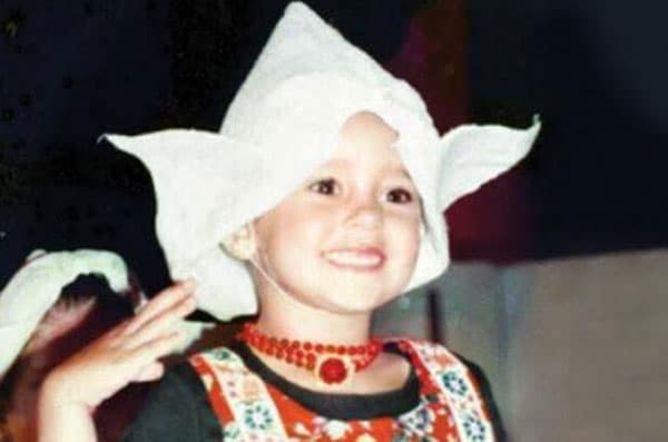 Desde muy chiquita demostró que tenía el carisma y el talento para estar frente al público.