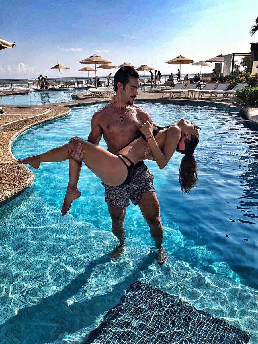 Juntos conocieron el amor en territorio mexicano, Cancún se convirtió en la tierra donde su amor floreció.